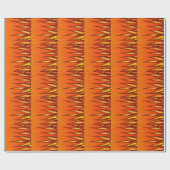 Papier Cadeau Flammes du feu (Plat)