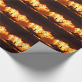 Papier Cadeau Flammes Jet Fighter (Coin)