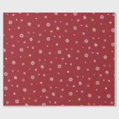 Papier Cadeau Flammes rouges (Plat)