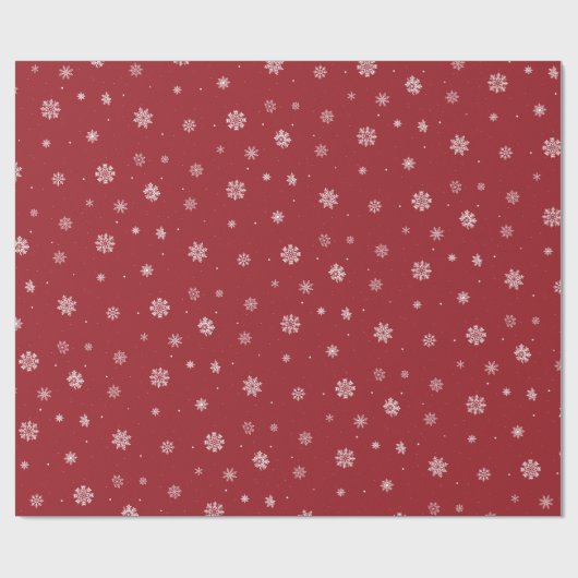 Papier Cadeau Flammes rouges (Plat)