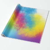 Papier Cadeau flash de couleur (Déroulé)