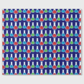 Papier Cadeau Flashs scientifiques (Plat)