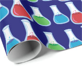 Papier Cadeau Flashs scientifiques (Coin rond)