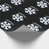 Papier Cadeau Flèche de neige amusante Plume de neige Pun de lac (Coin)