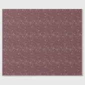 Papier Cadeau Flèche de neige minimaliste (Plat)