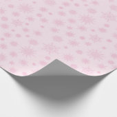 Papier Cadeau Flèche de neige rose (Coin)