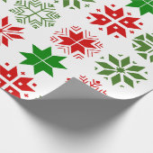 Papier Cadeau Flèche de neige scandinave (Coin)