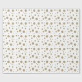 Papier Cadeau Flèche dorée (Plat)