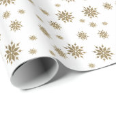 Papier Cadeau Flèche dorée (Coin rond)