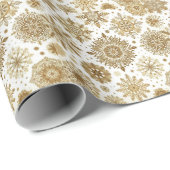 Papier Cadeau Flèche dorée (Coin rond)