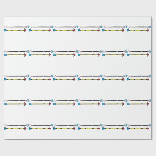 Papier Cadeau Flèches (Plat)