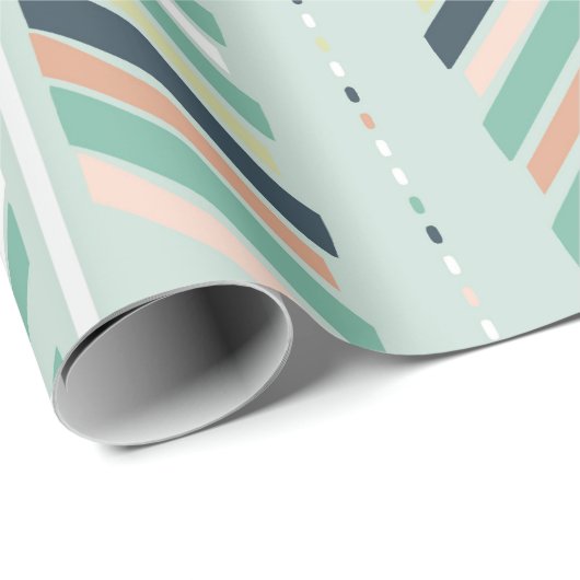 Papier Cadeau Flèches (Coin rond)