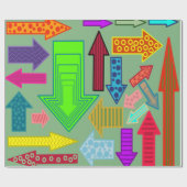 Papier Cadeau Flèches (Plat)