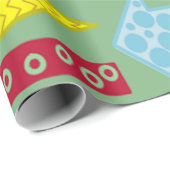 Papier Cadeau Flèches (Coin rond)