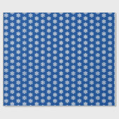 Papier Cadeau Flèches blanches Bleu (Plat)