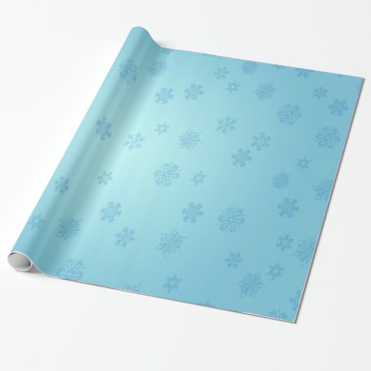 Papier Cadeau Flèches bleues (Déroulé)