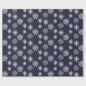 Papier Cadeau Flèches bleues illustration motif de noël (Plat)