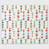Papier Cadeau Flèches colorées (Plat)