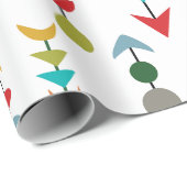 Papier Cadeau Flèches colorées (Coin rond)