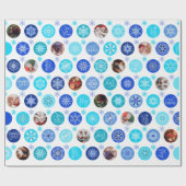 Papier Cadeau Flèches de neige (Plat)