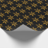 Papier Cadeau Flèches dorées (Coin)