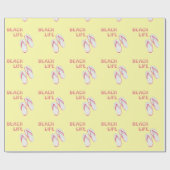 Papier Cadeau Flèches plage (Plat)