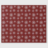 Papier Cadeau Flèches rouges et blanches (Plat)