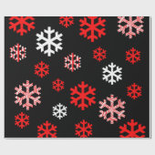 Papier Cadeau Flèches rouges et blanches (Plat)