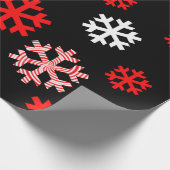 Papier Cadeau Flèches rouges et blanches (Coin)