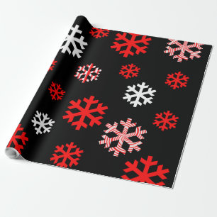 Papier Cadeau Flèches rouges et blanches