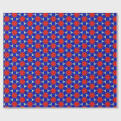 Papier Cadeau Flèches rouges et bleues (Plat)