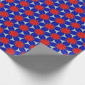 Papier Cadeau Flèches rouges et bleues (Coin)
