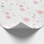 Papier Cadeau Flèches rouges et vertes (Coin)