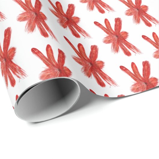 Papier Cadeau Fleur (Coin rond)