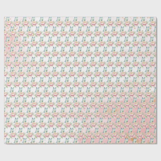 Papier Cadeau Fleur (Plat)