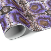 Papier Cadeau Fleur (Coin rond)