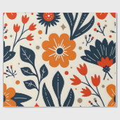 Papier Cadeau Fleur (Plat)