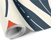 Papier Cadeau Fleur (Coin rond)