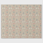 Papier Cadeau Fleur Art Coréen (Plat)