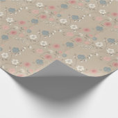 Papier Cadeau Fleur Art Coréen (Coin)
