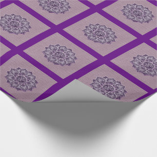 Papier Cadeau Fleur avec matériau Jacquard TOUTE COULEUR