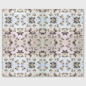 Papier Cadeau Fleur blanche de Magnolia (Plat)