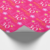 Papier Cadeau Fleur Bruyère nommée faite sur commande enveloppe (Coin)