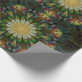 Papier Cadeau Fleur courbée (Coin)