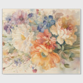 Papier Cadeau Fleur dans le vase (Plat)