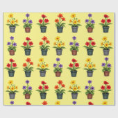 Papier Cadeau Fleur de Bloomin (Plat)