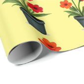 Papier Cadeau Fleur de Bloomin (Coin rond)