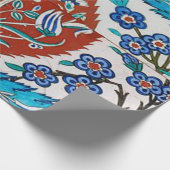 Papier Cadeau Fleur de céramique turque (Coin)