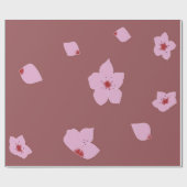 Papier Cadeau Fleur de cerise (Plat)