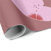 Papier Cadeau Fleur de cerise (Coin rond)